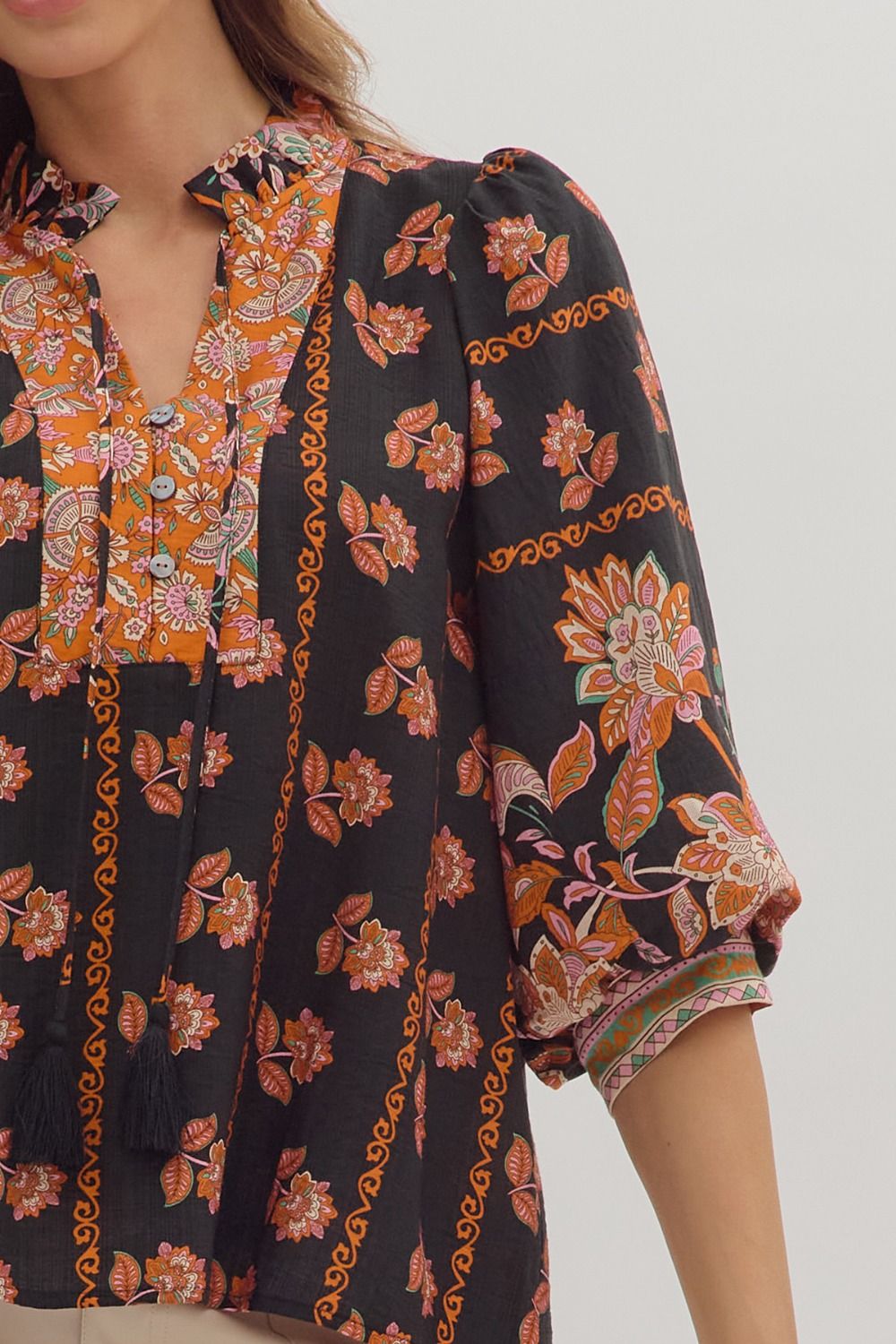 Botanical Print Shirt