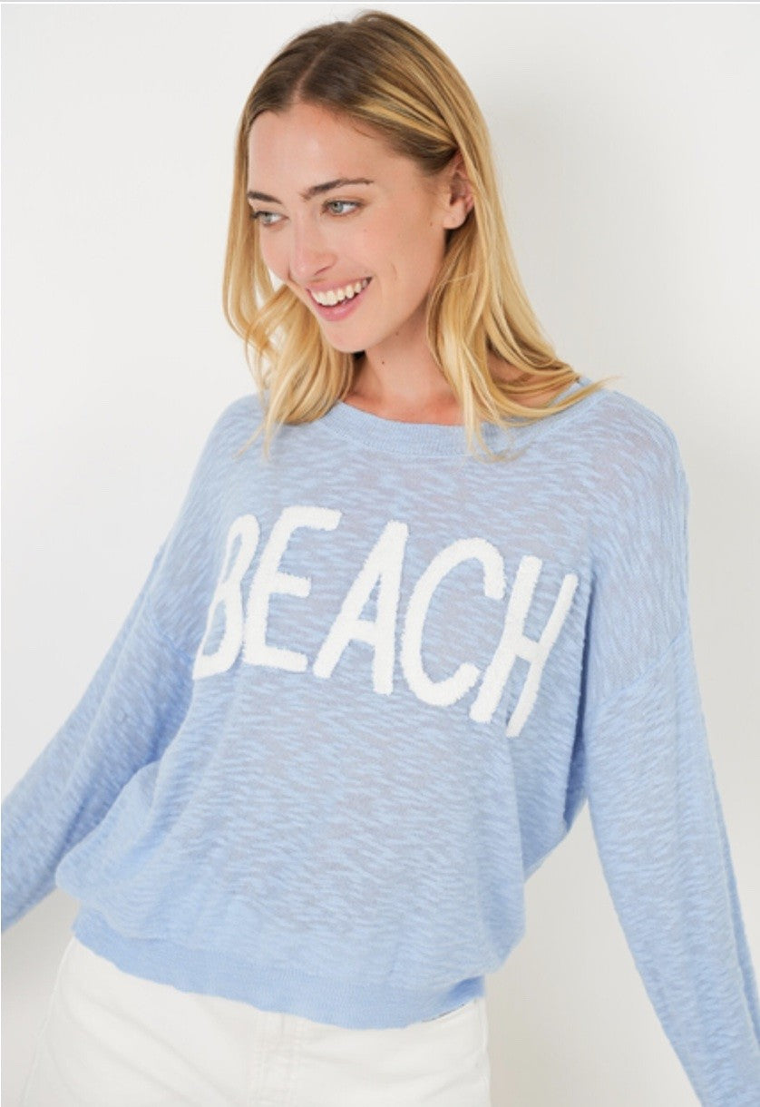 Blue Beach Sweater