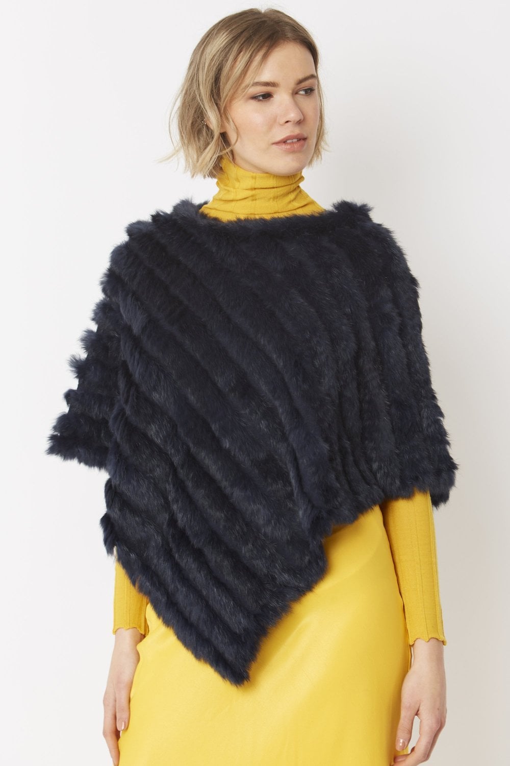 Coney Fur Poncho