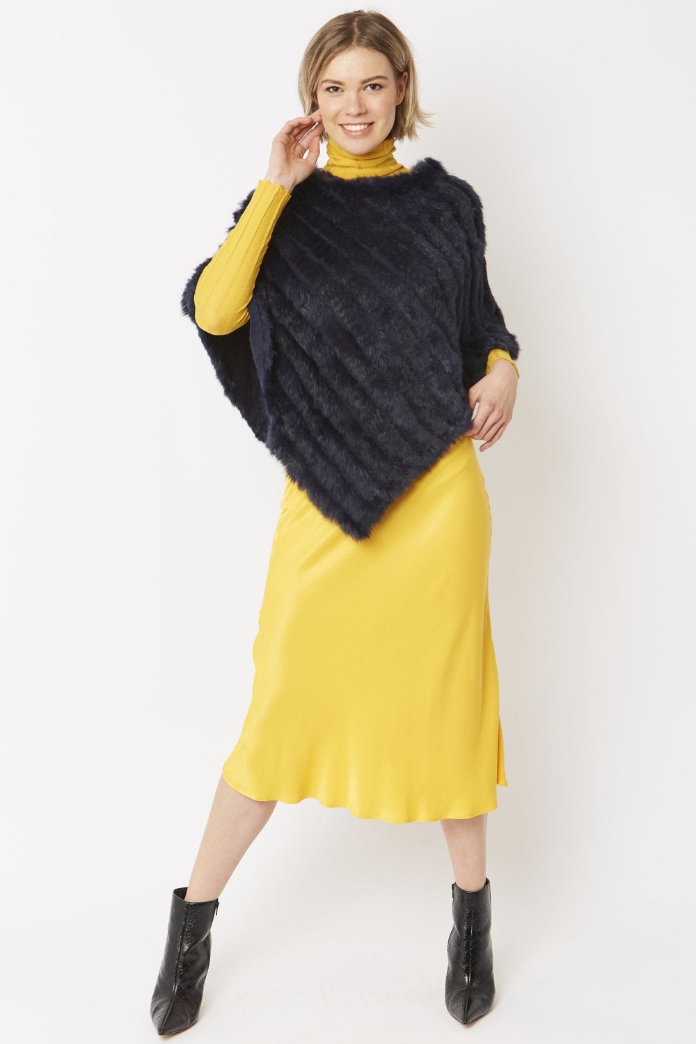 Coney Fur Poncho