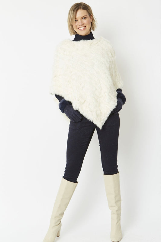 Coney Fur Poncho