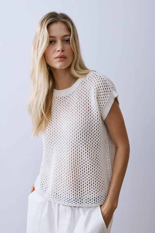 Nolan Short Sleeve Sweater