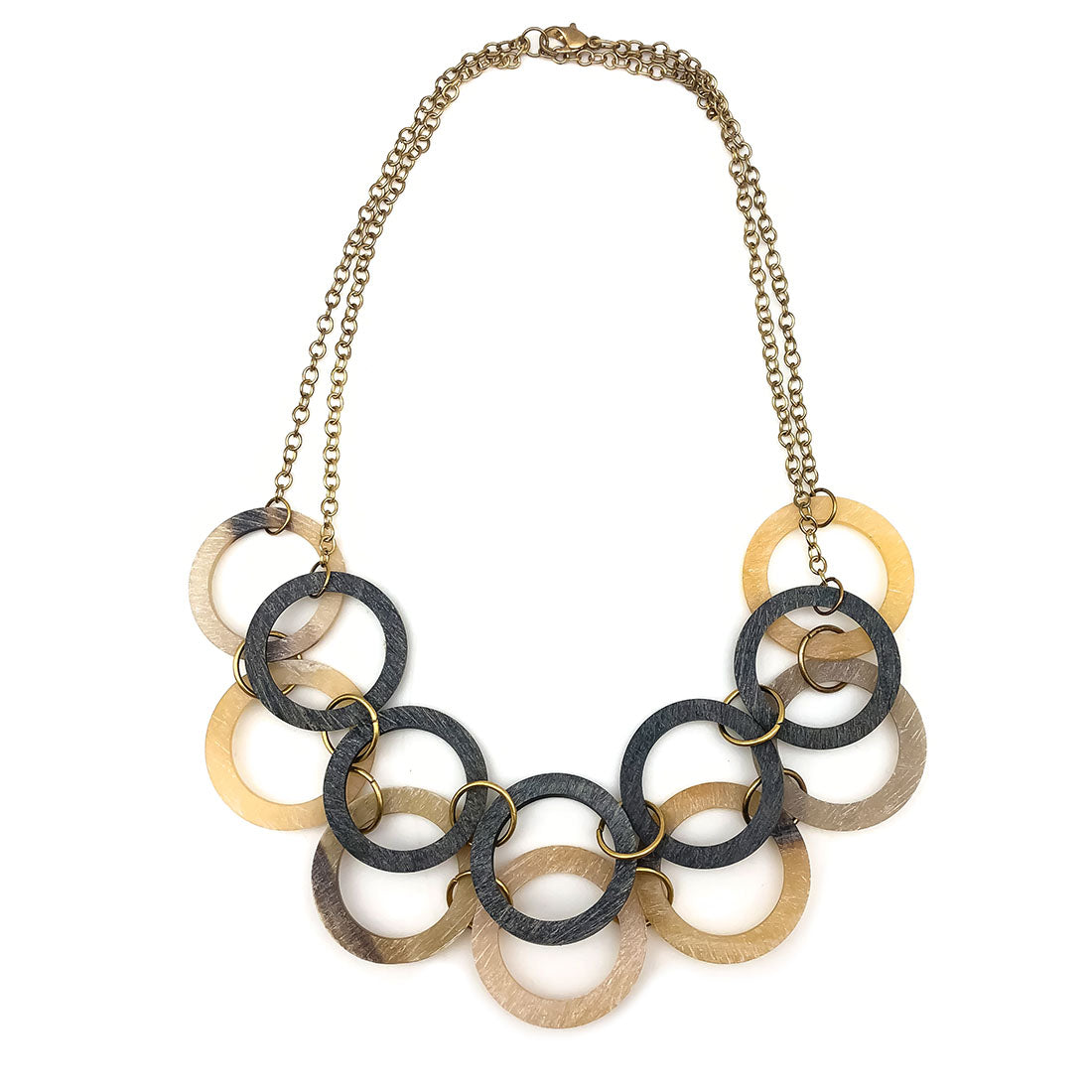 Dual layered statement necklace