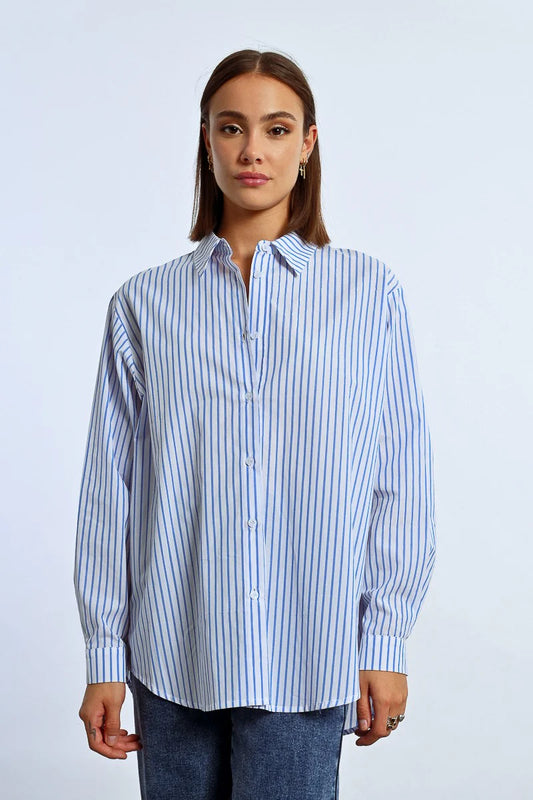 Oversized Striped Shirt