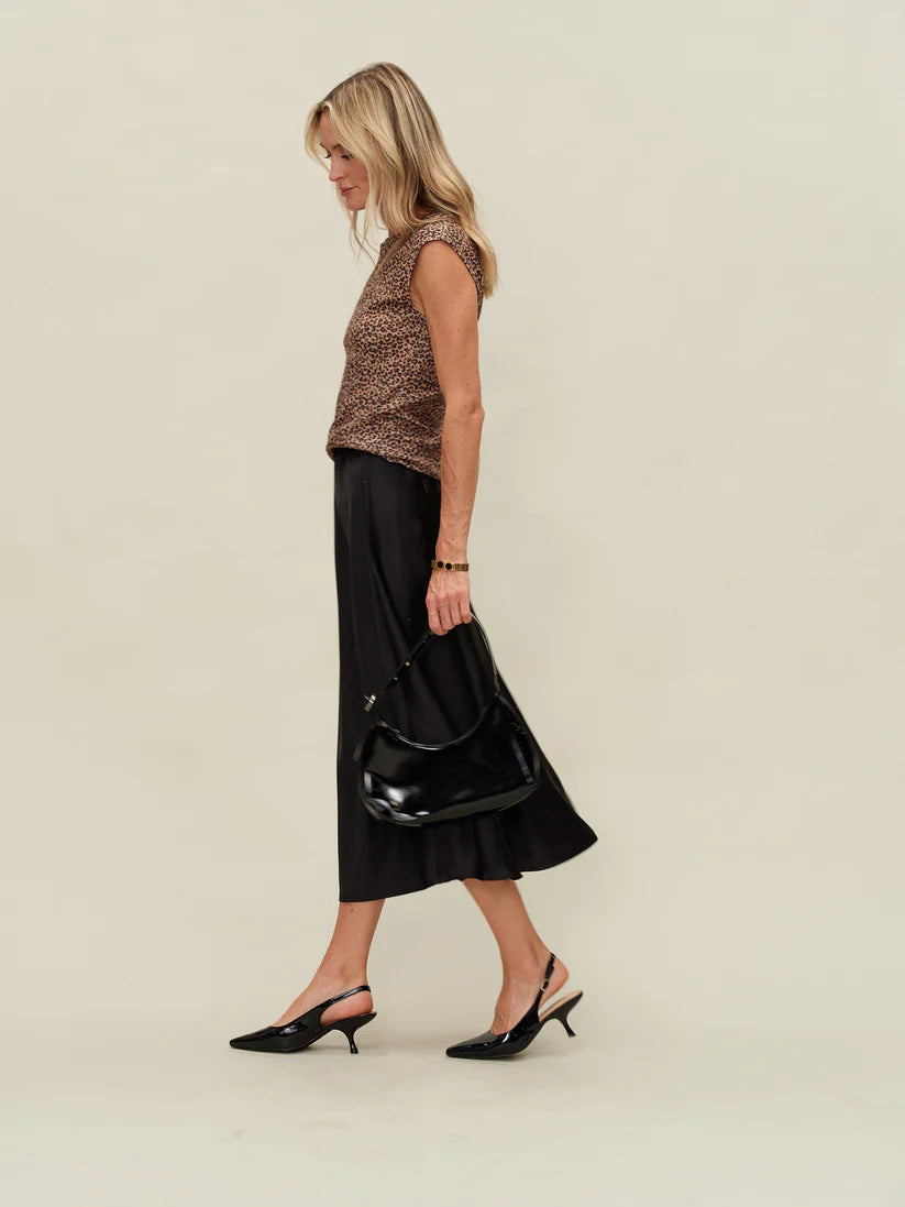 Cheetah Crew Neck Top