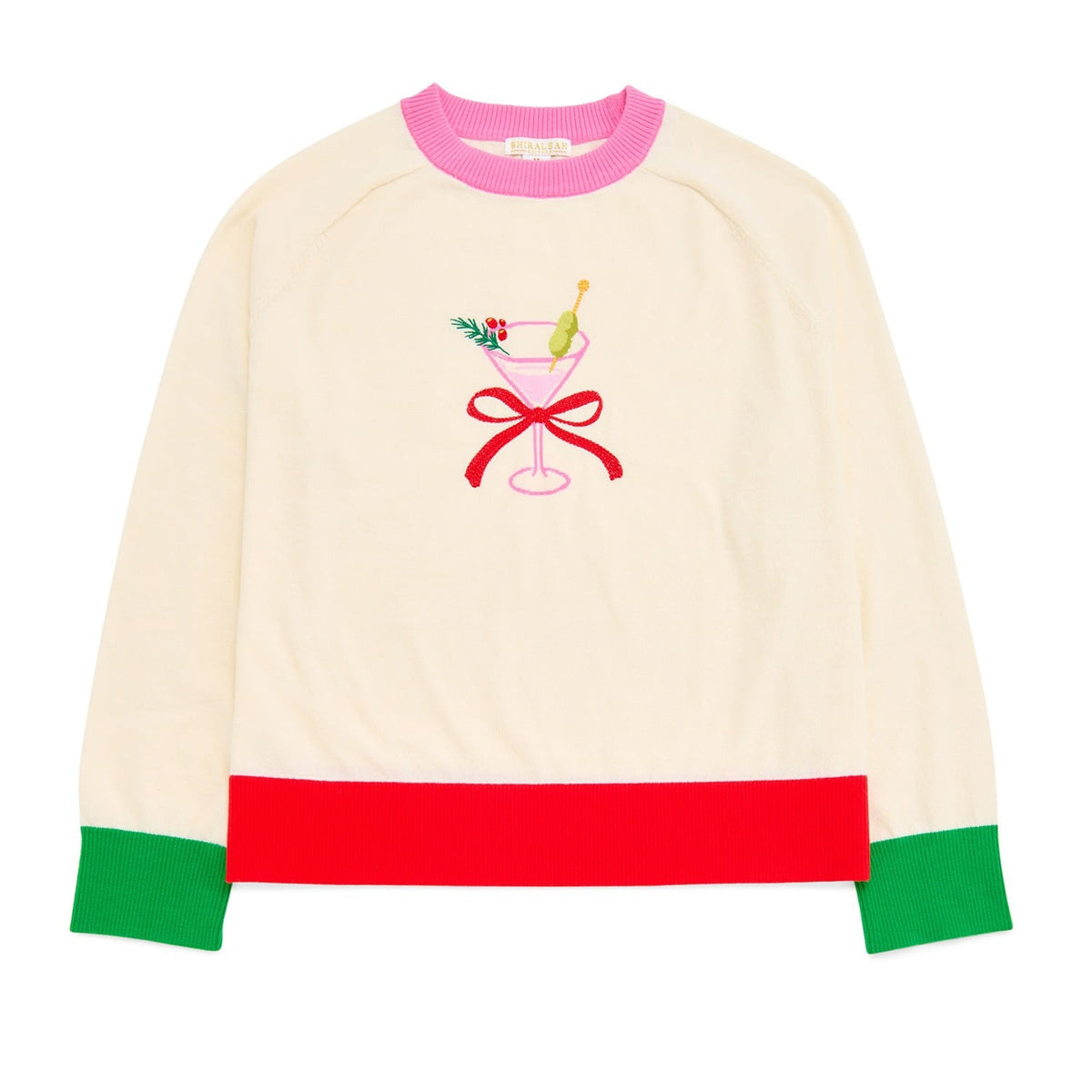 ASST/8 MARTINI LIGHTWEIGHT BOXY SWEATERS,IVORY