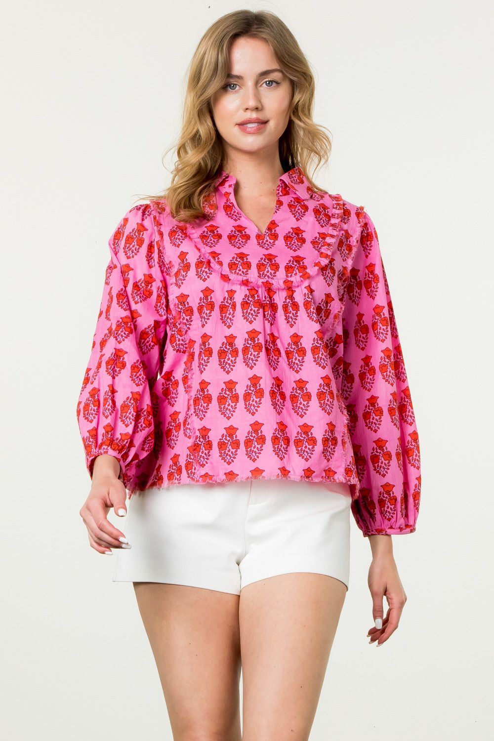 Filomena Print Top