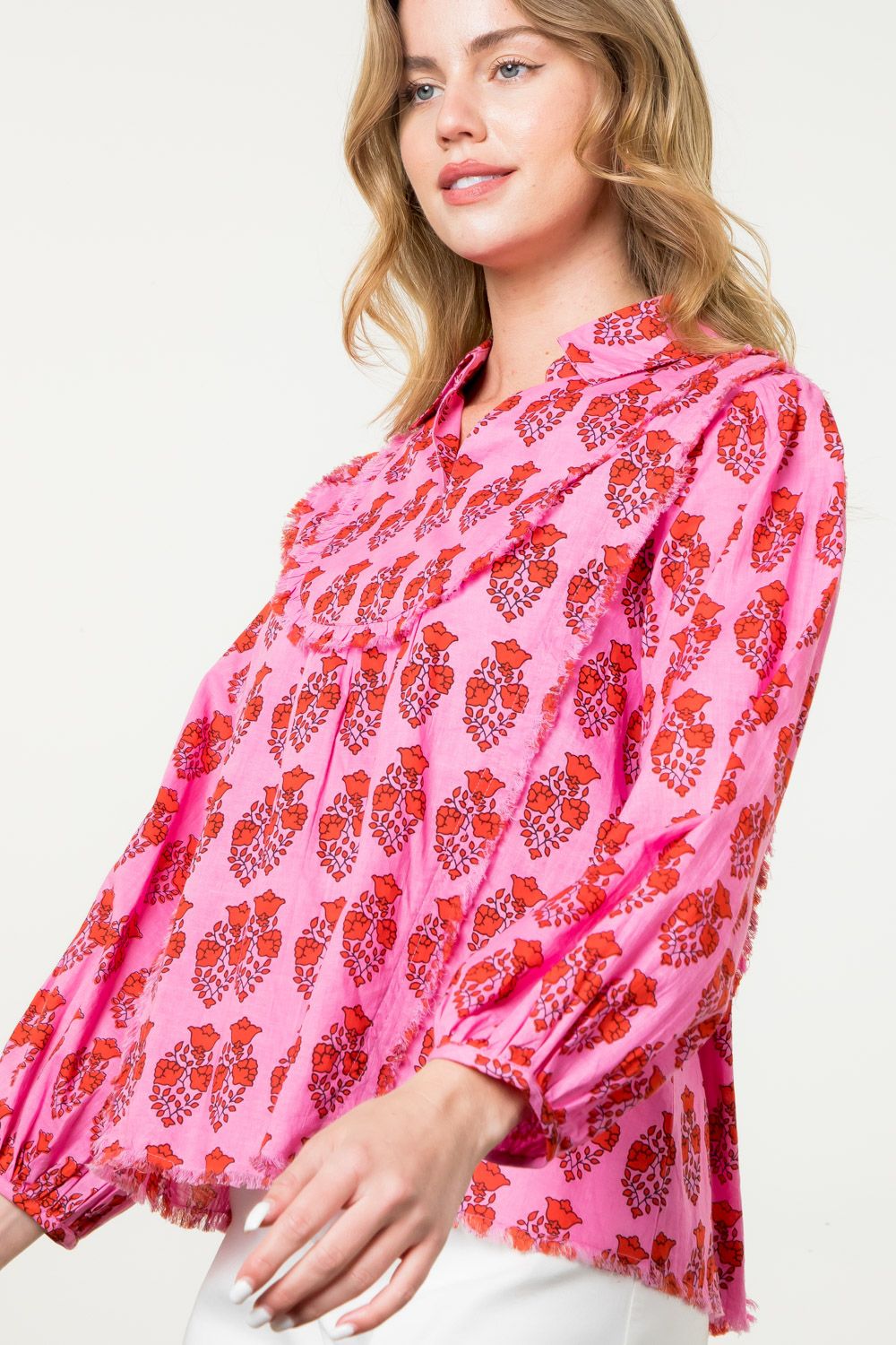 Filomena Print Top