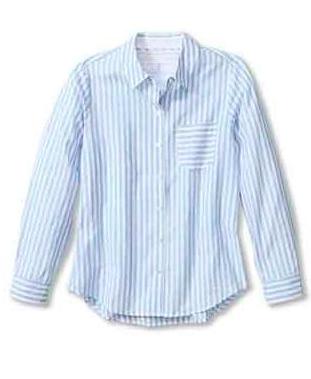 Ocean Oasis Stripe Blouse