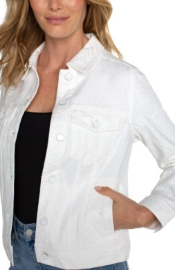 Classic Bright White Jean Jacket