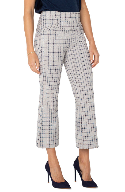 Stella Kick Navy and Tan Grid Pant