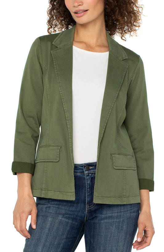Forest Shade Fitted Blazer