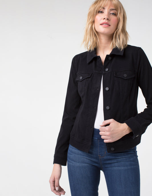 Black Classic Powerflex Jean Jacket