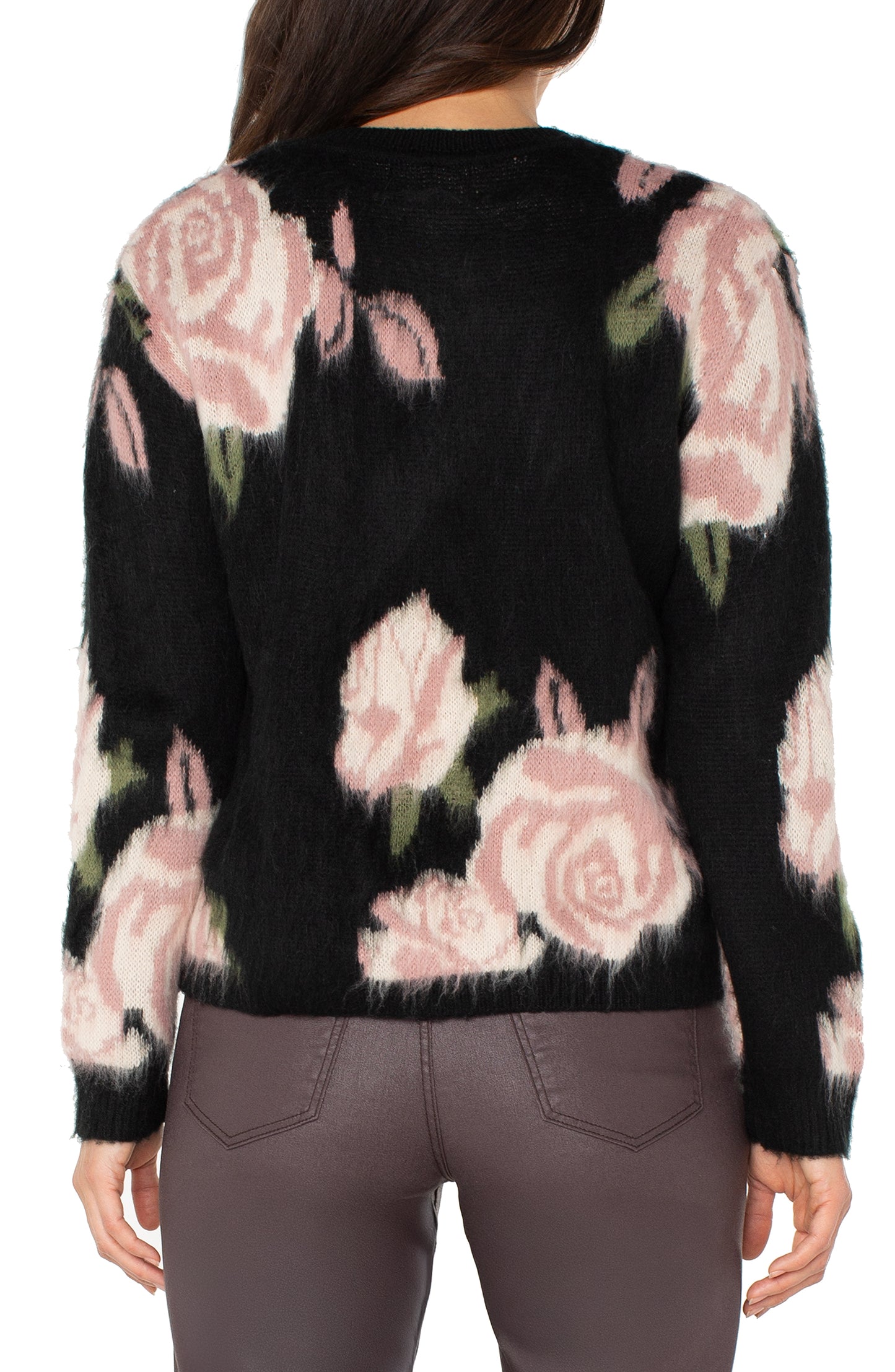 Black Multi Floral Sweater