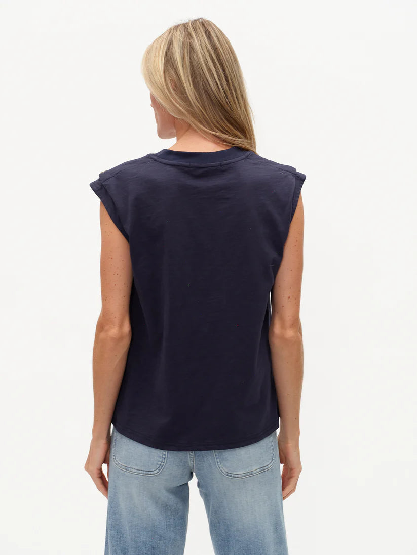 Abby Button Tank Top