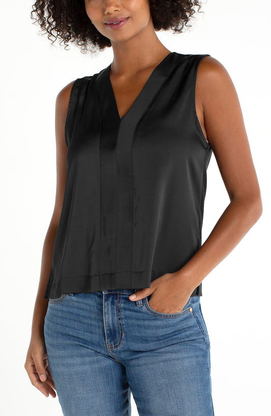 Viv V Neck Sleeveless Top