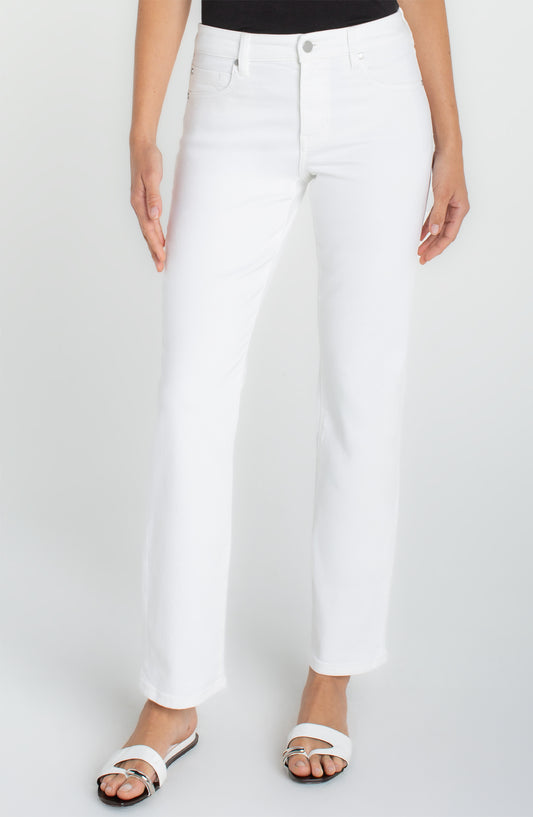 White Mia Kennedy Straight Jean