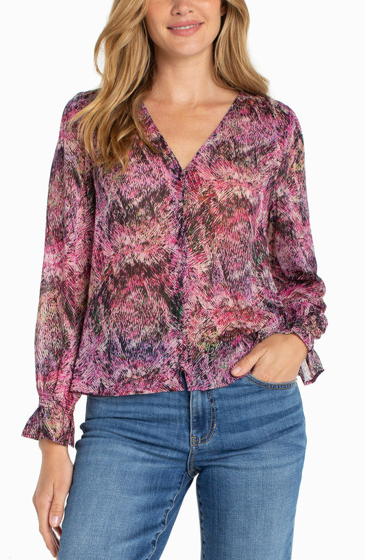 Pink Starburst Blouse