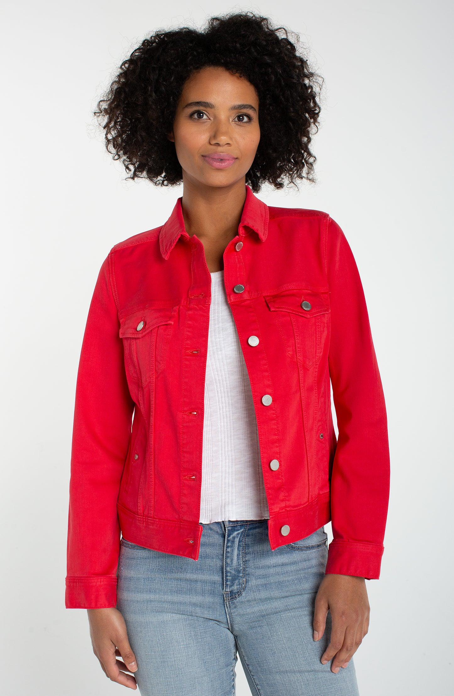 Red Classic Jean Jacket