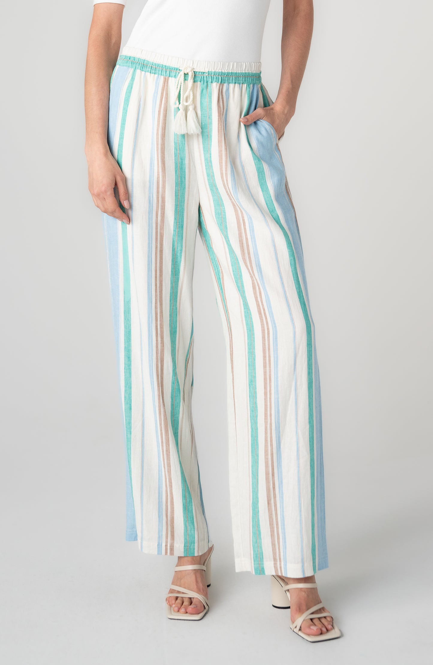 Pull on Stripe Pants