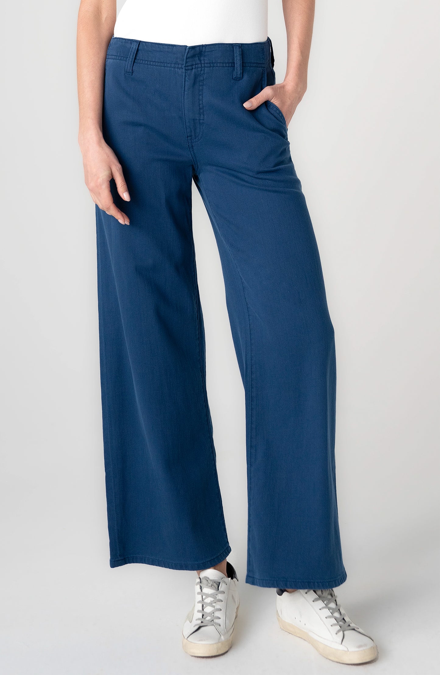 Blue Weekender Wide Leg Pant