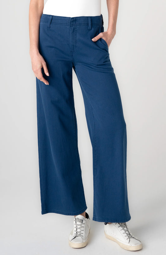 Blue Weekender Wide Leg Pant