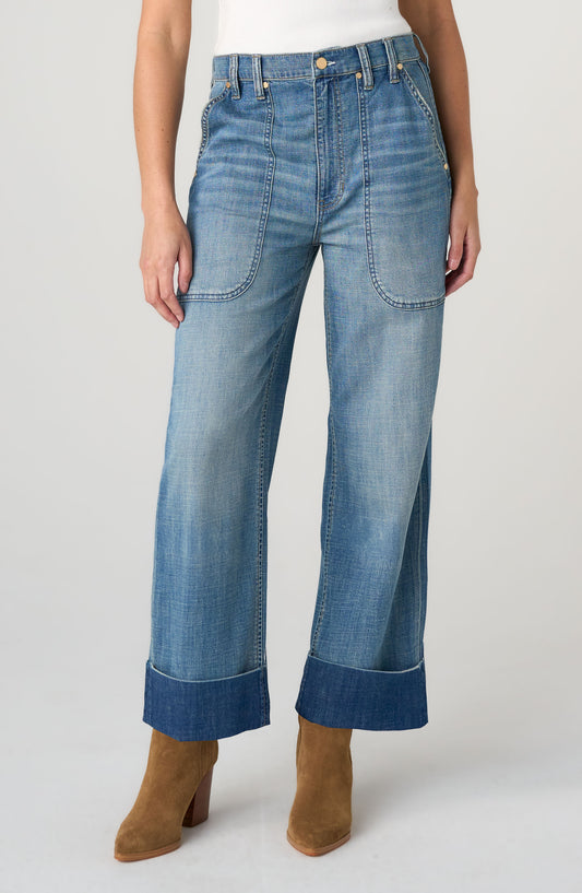 Relaxed Straight Utility Pocket Jean