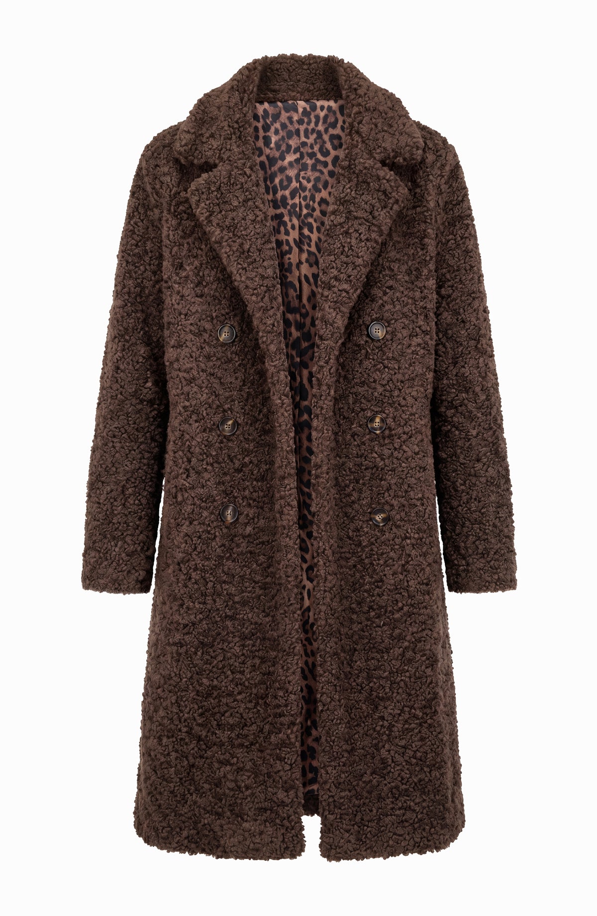 Brown Double Breasted Coat