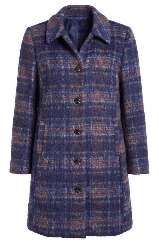 Plaid Swing Coat