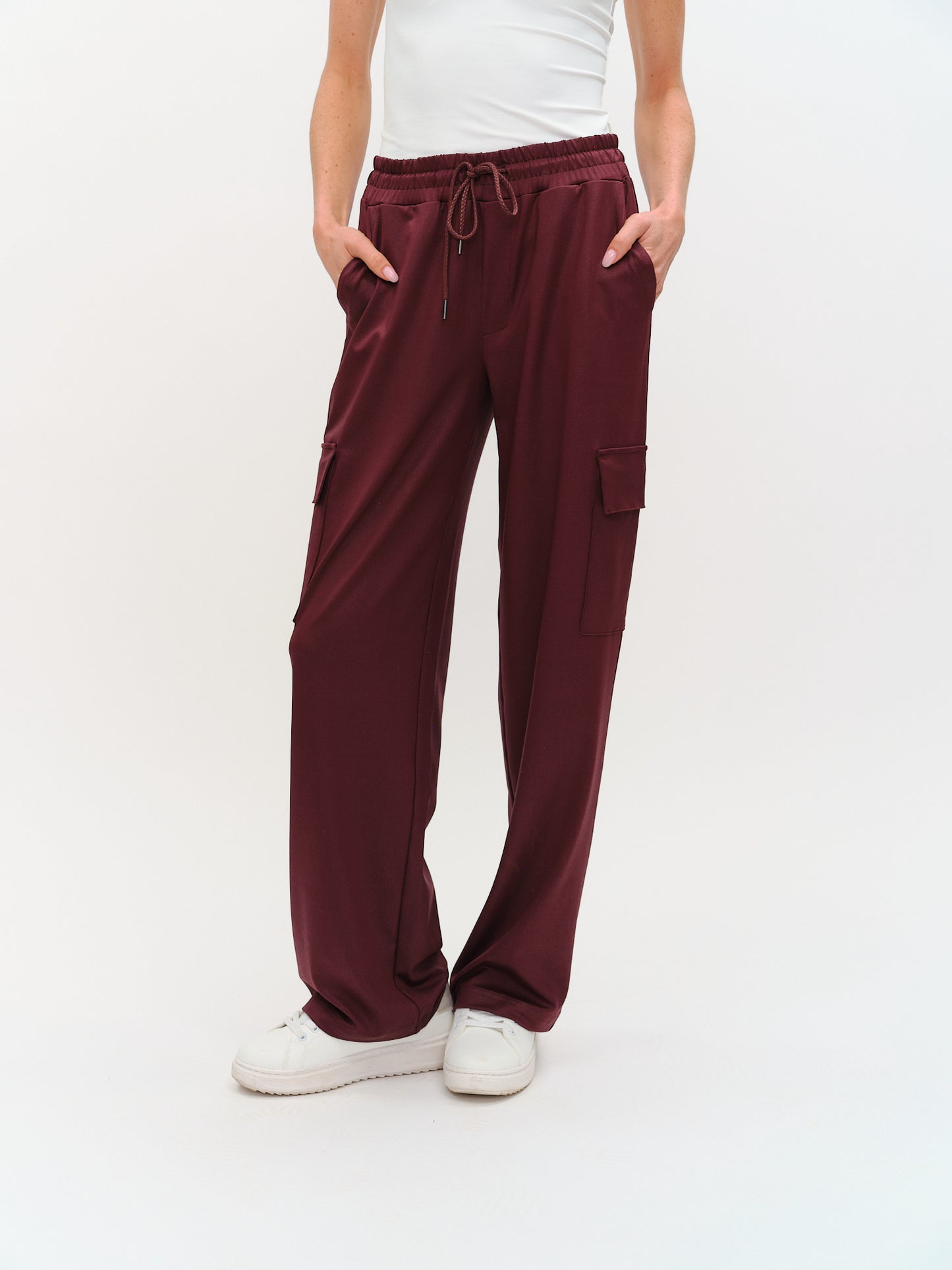 Coated Cargo Pants