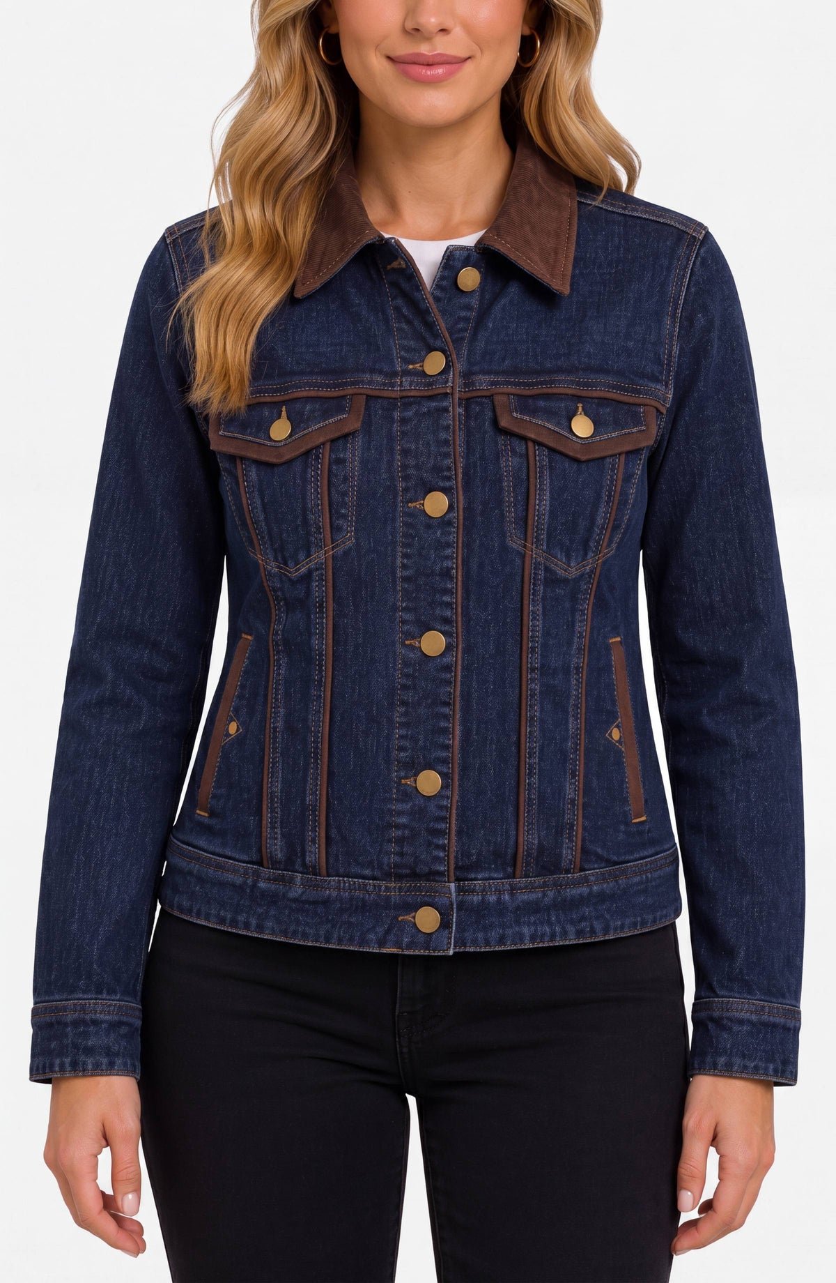 Classic Trucker Jacket Velvet Details