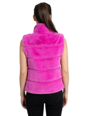 Veronica faux fur vest