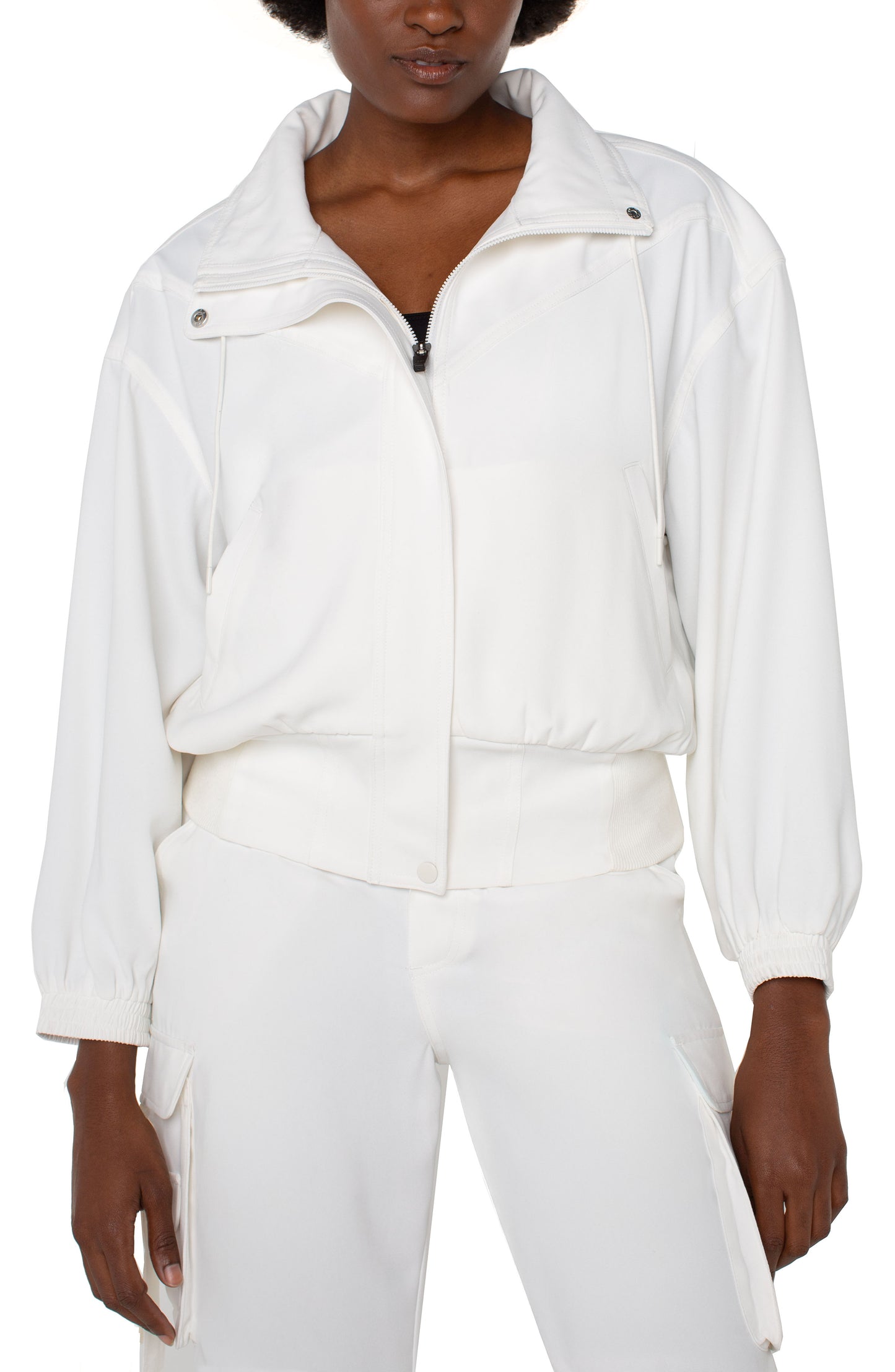 Zip up dolman jacket