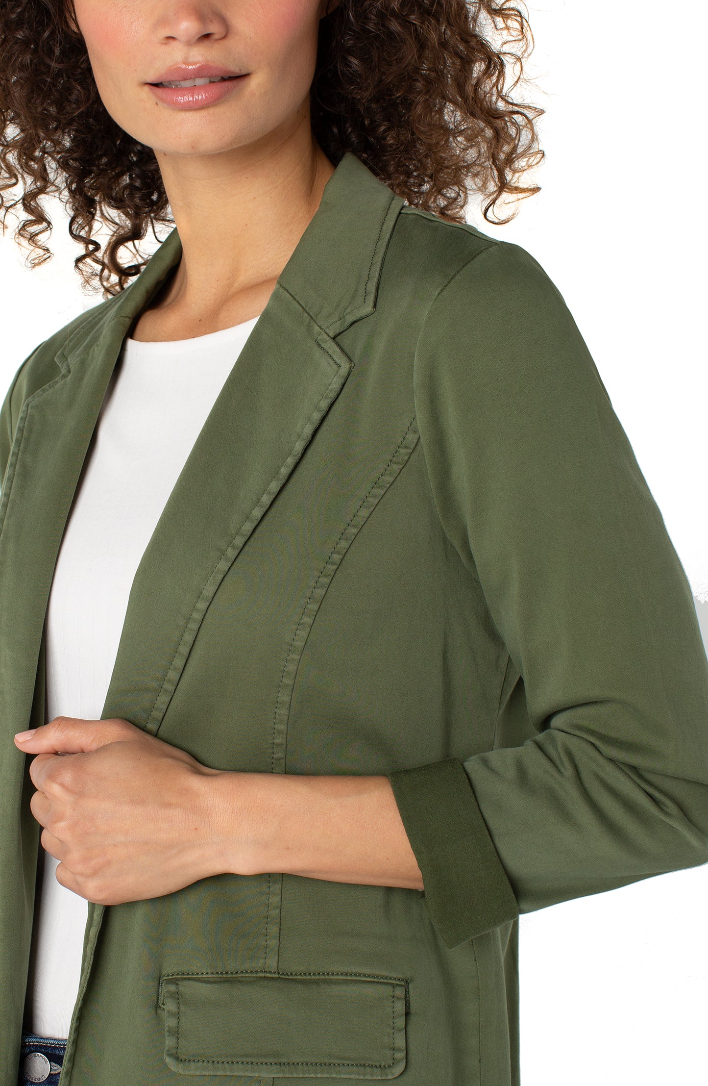 Forest Shade Fitted Blazer