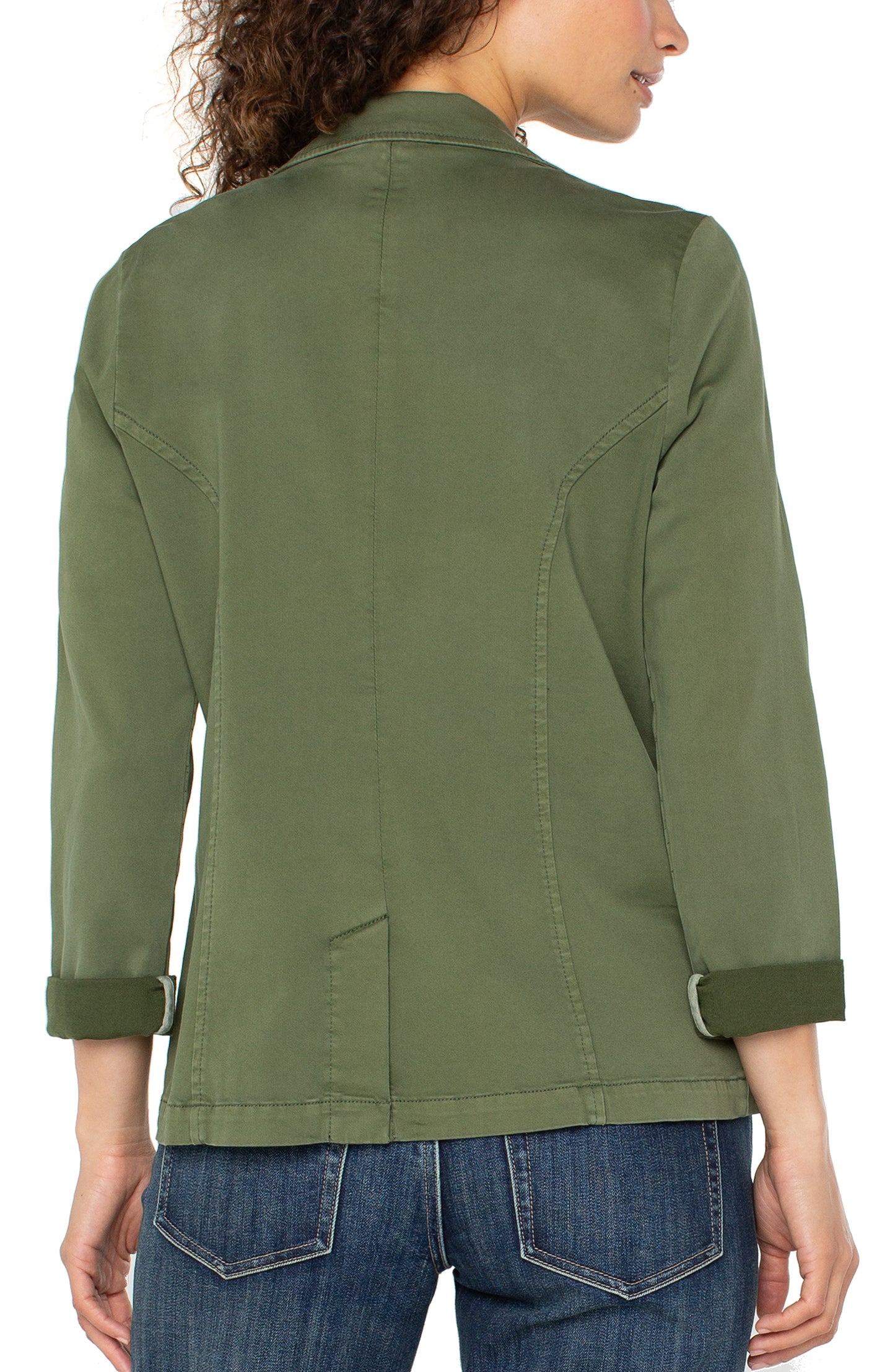 Forest Shade Fitted Blazer