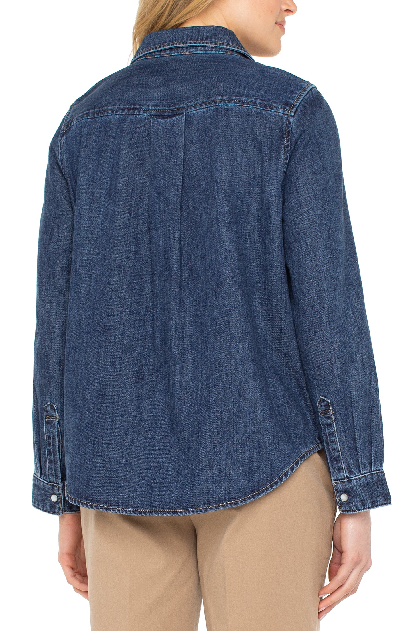 Jean Shirt with Pockets