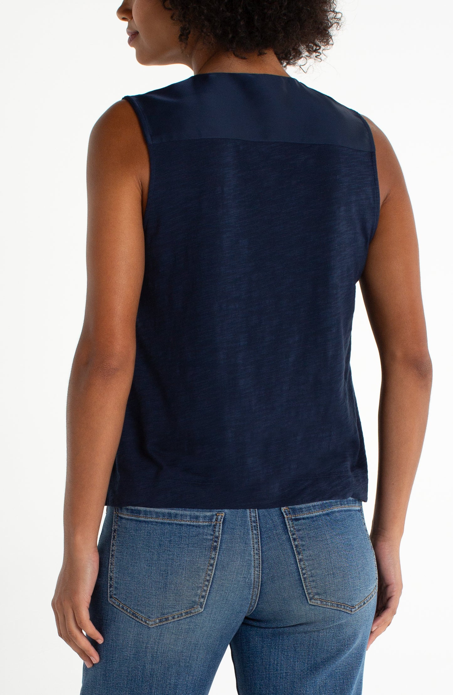 Viv V Neck Sleeveless Top