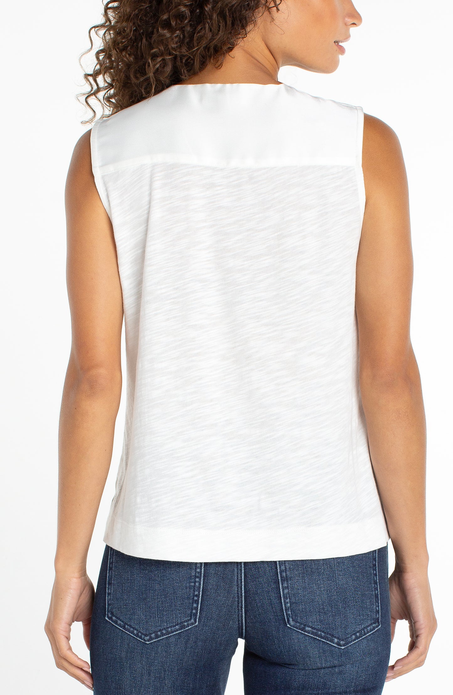 Viv V Neck Sleeveless Top