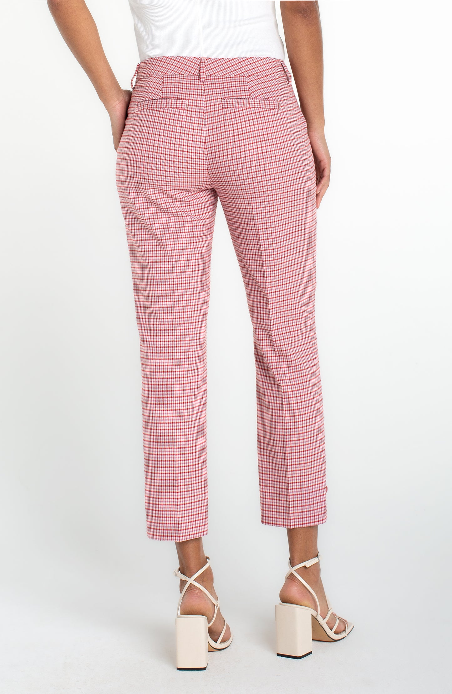 Red Kelsey Crop Trouser