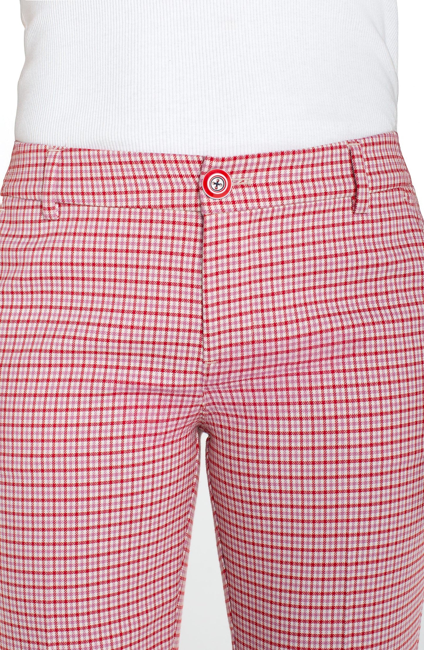 Red Kelsey Crop Trouser
