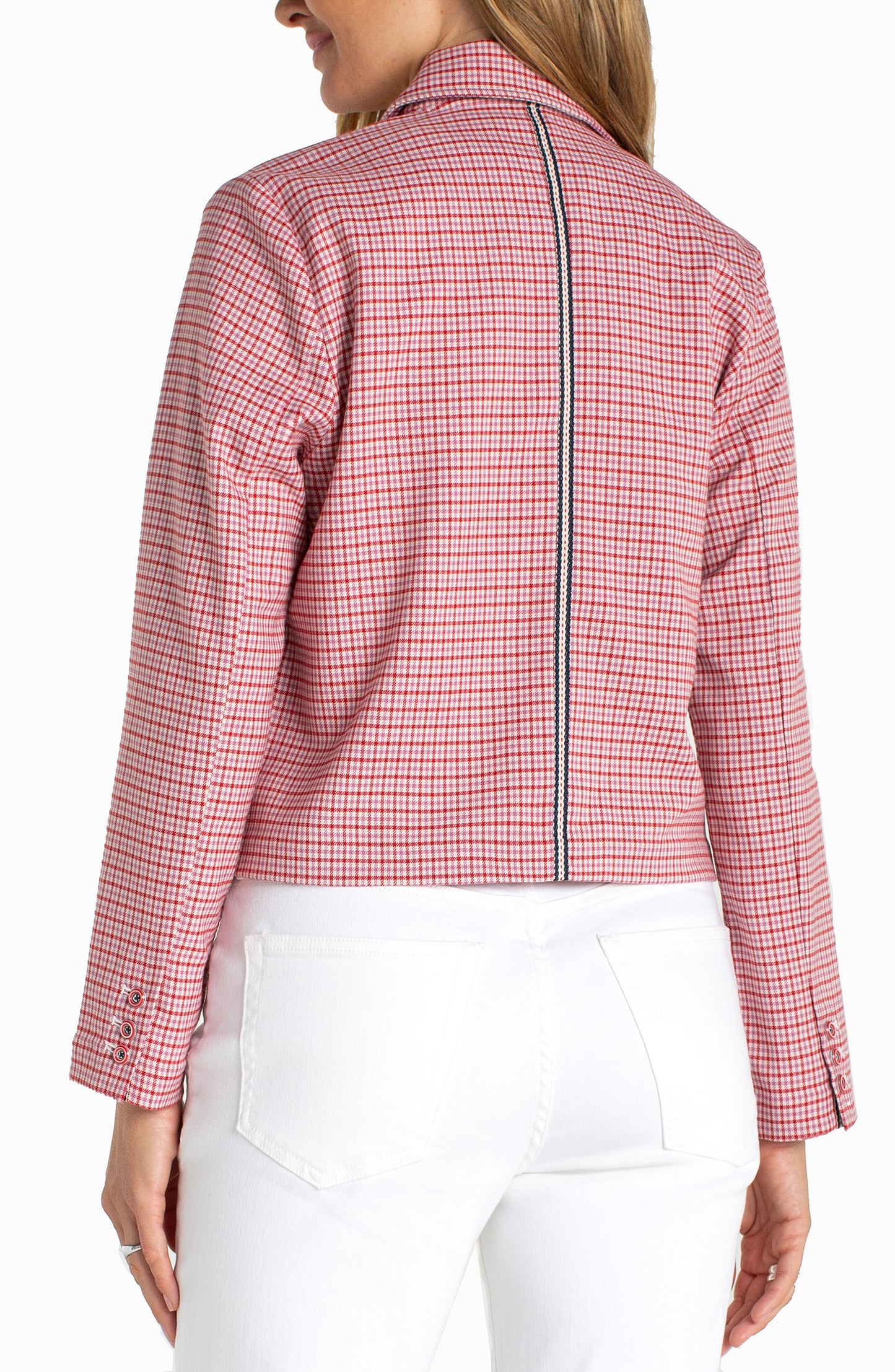 Red Shacket with Pockets