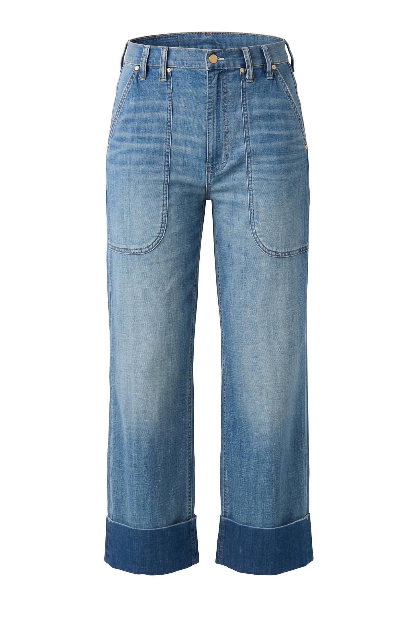 Relaxed Straight Utility Pocket Jean