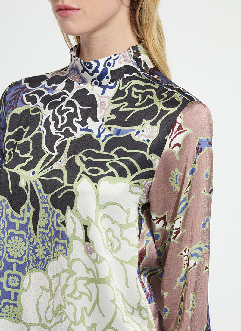 Seraphina Mock Neck Blouse