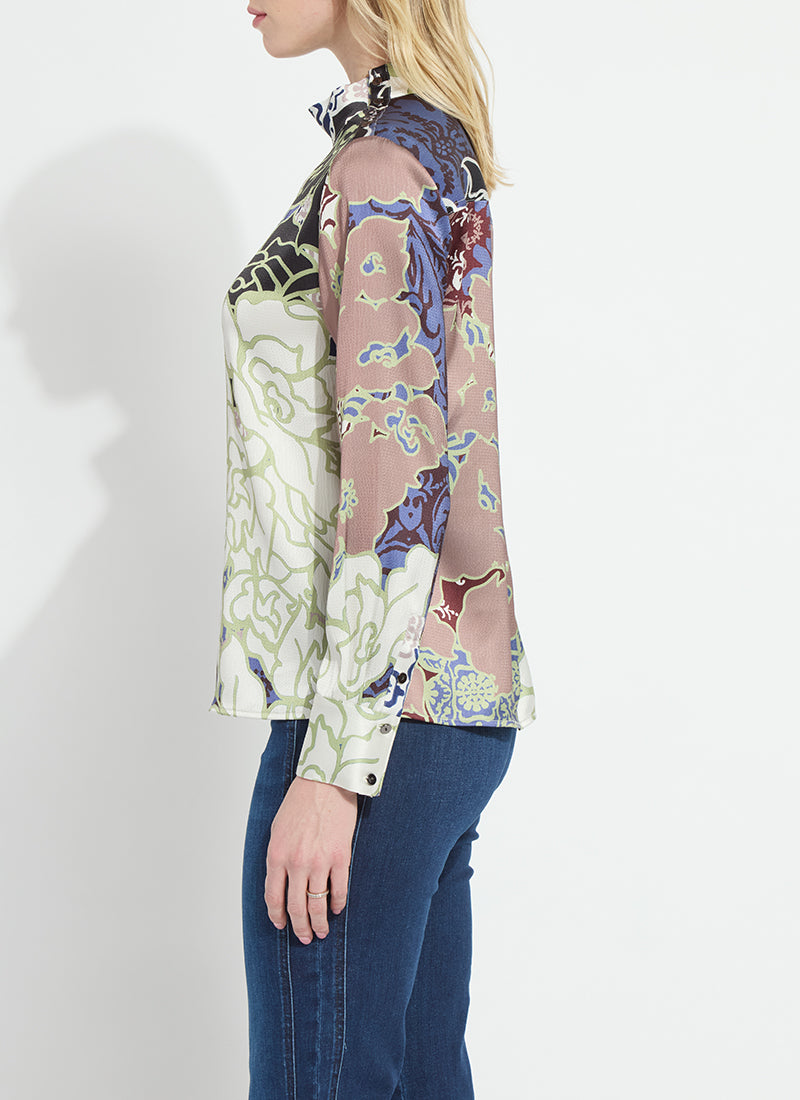 Seraphina Mock Neck Blouse