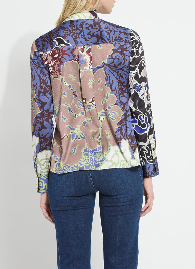 Seraphina Mock Neck Blouse