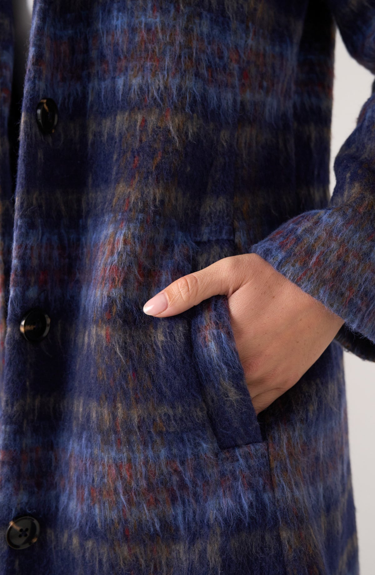 Plaid Swing Coat