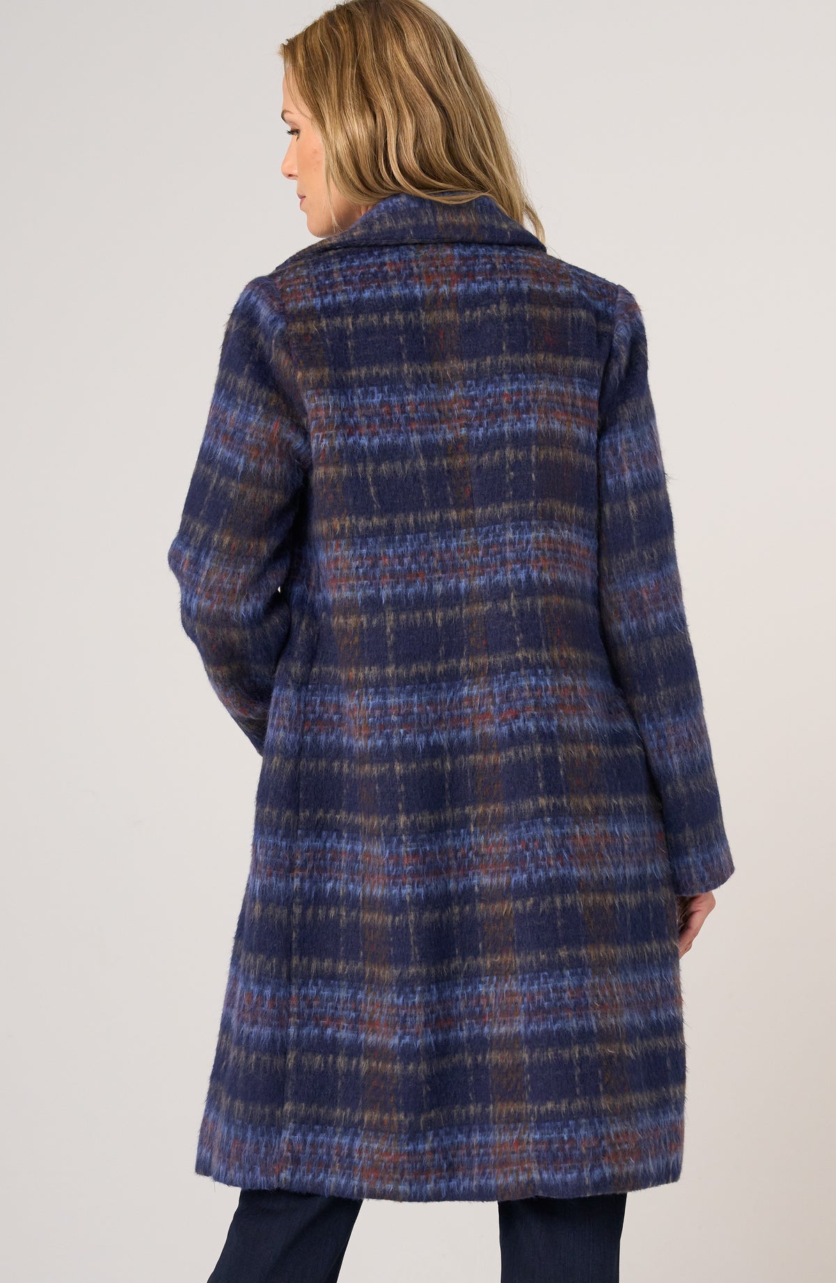 Plaid Swing Coat