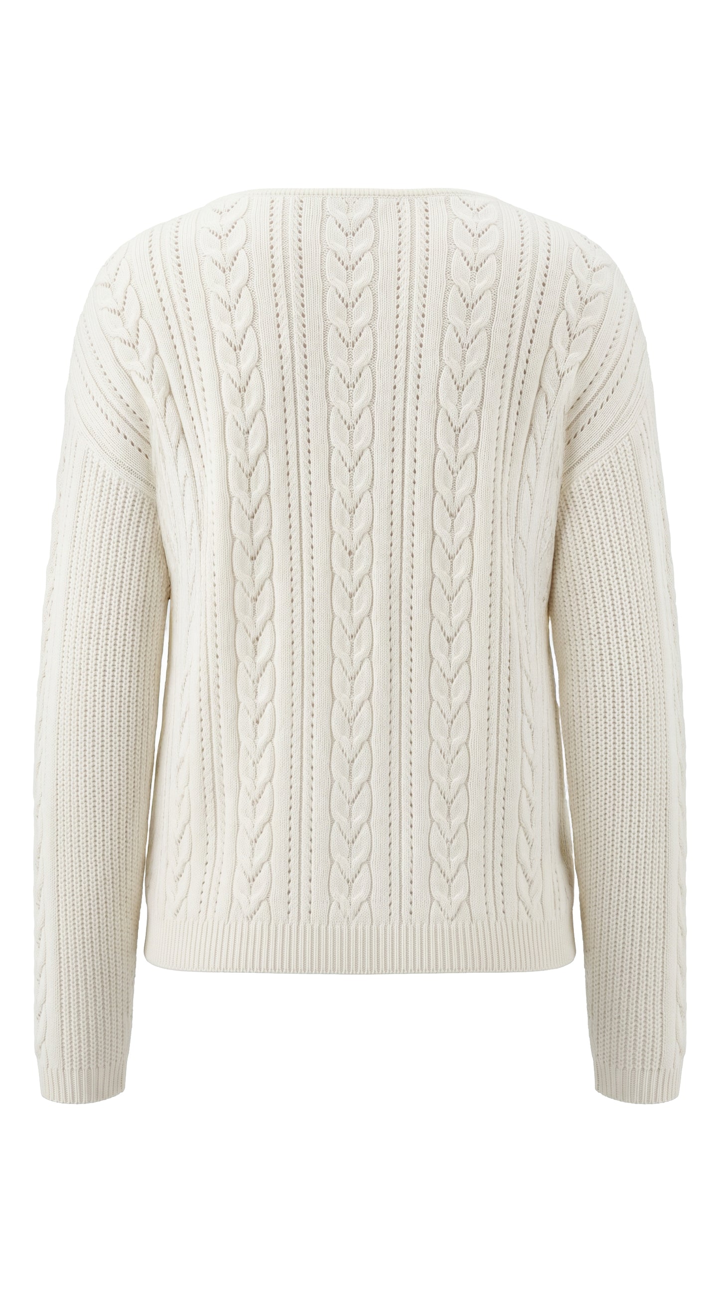 Vneck Drop Shoulder Sweater