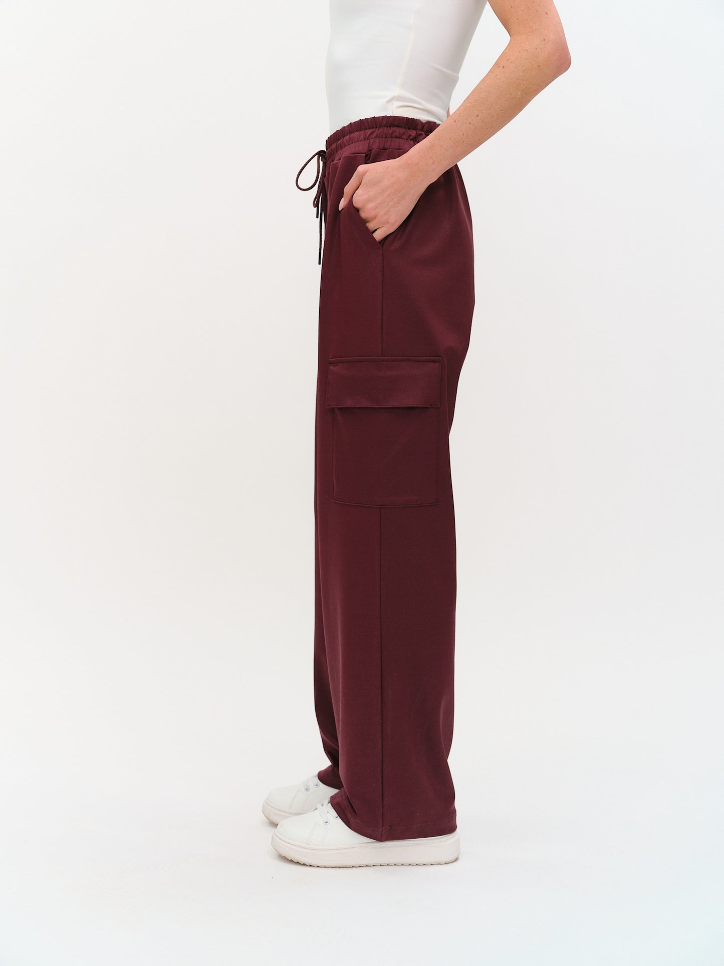 Coated Cargo Pants