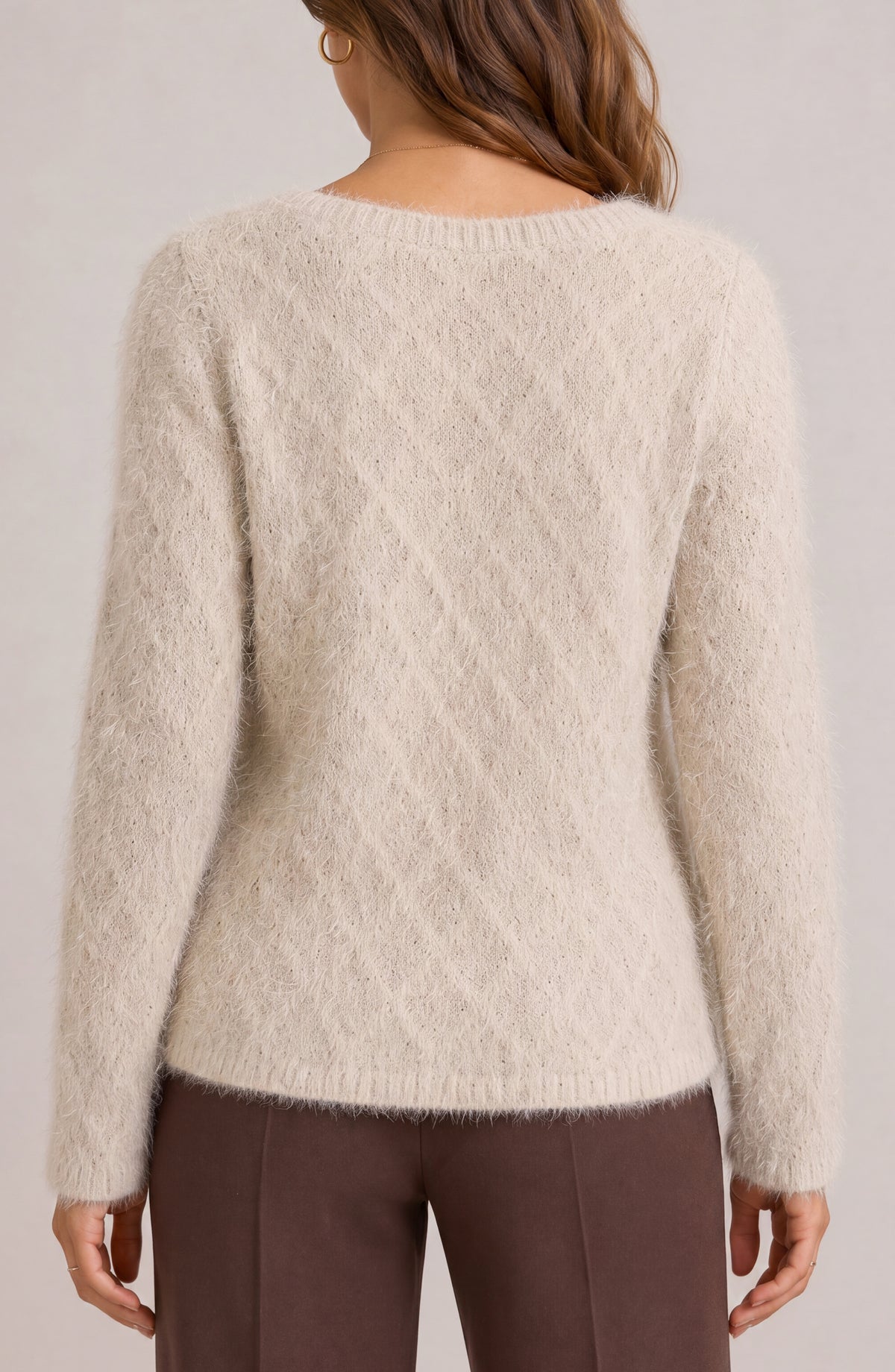 Camel Metallic Sweater